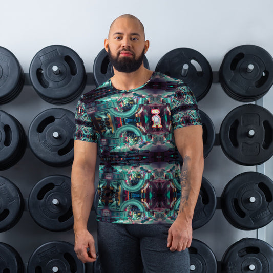 Aura in Tokyo Men's Athletic Tee