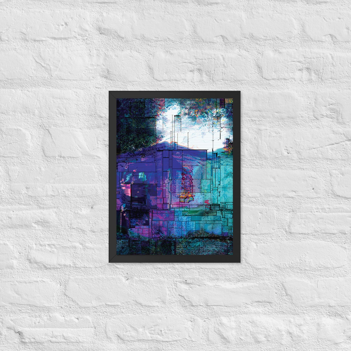 Herondo Wall // November - Framed poster