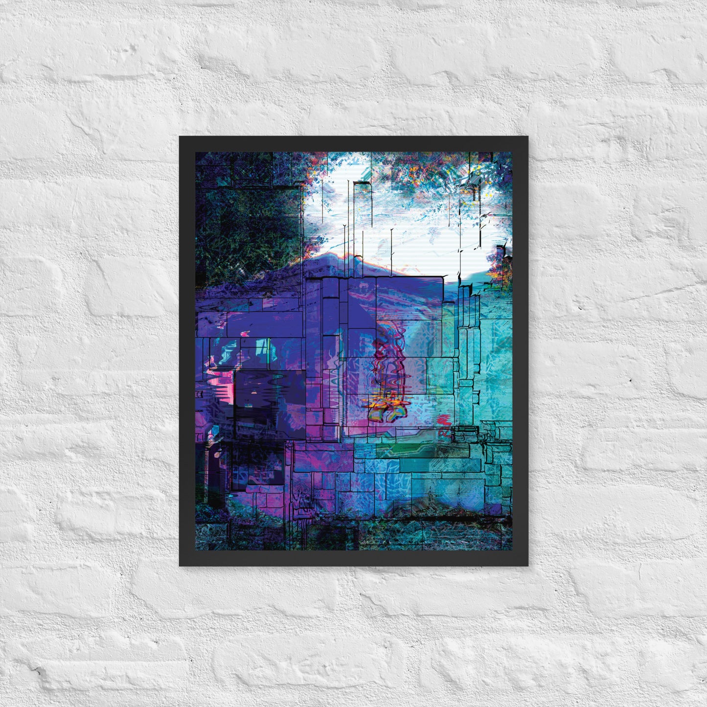 Herondo Wall // November - Framed poster