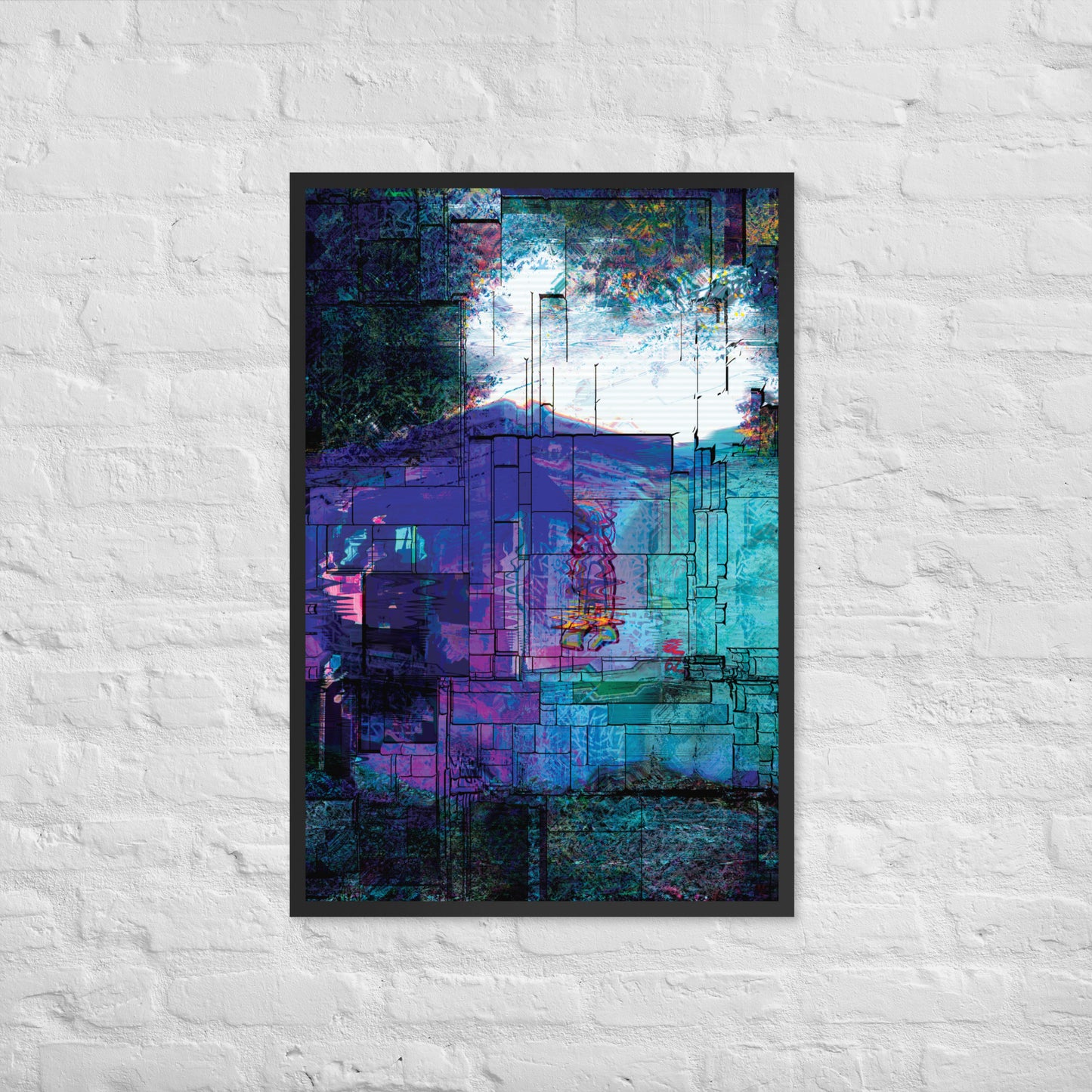 Herondo Wall // November - Framed poster