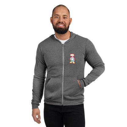 Aura Glitch Unisex Zip Hoodie